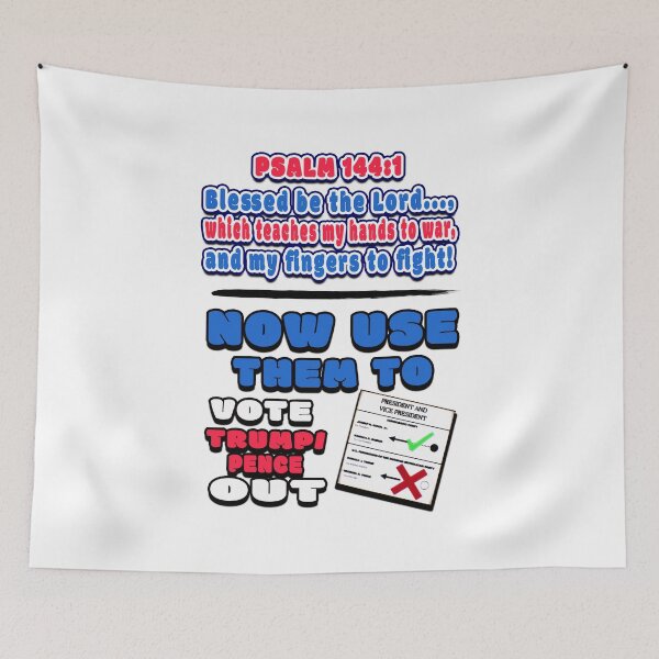 Item preview, Wacky & Fun “Psalm 144:1 Blessed Be The Lord…, Which Teaches My Hands To War... designed and sold by Joanenices.