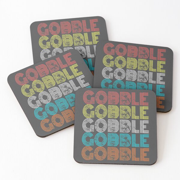 Item preview, Funny Retro Thanksgiving Gobble Turkey designed and sold by SawDawDesigns.