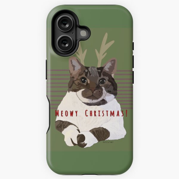 Item preview, Meowy Christmas designed and sold by buzzcutart.