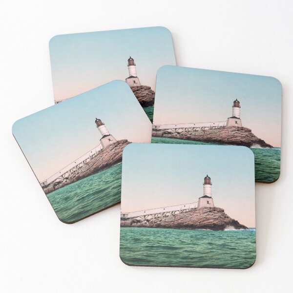 Item preview, White Island Light - Isles of Shoals - New Hampshire Circa 1901 designed and sold by warishellstore.