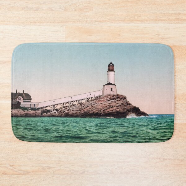 Item preview, White Island Light - Isles of Shoals - New Hampshire Circa 1901 designed and sold by warishellstore.