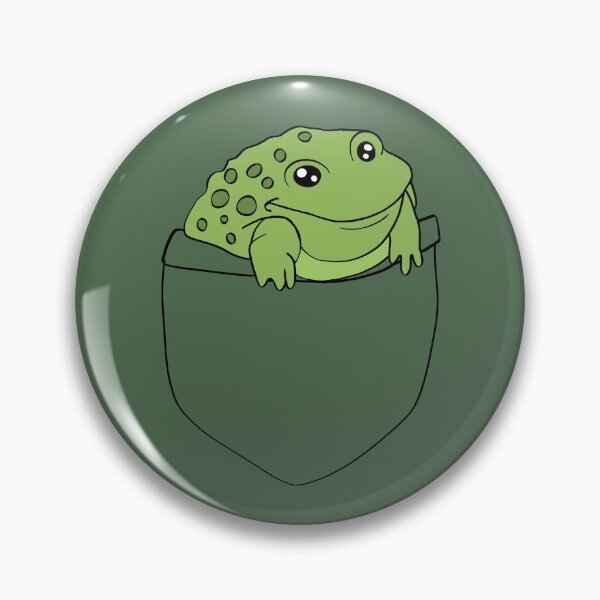 Item preview, Frog pocket  designed and sold by faintingfriez.