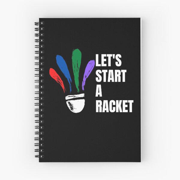Artikelvorschau, Beginnen wir mit einem Schläger - Badmintonsport entworfen und verkauft von Achidesign.