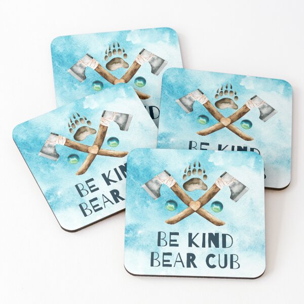 Item preview, Be Kind Bear Cub, Blue Skies designed and sold by NixieNoo.