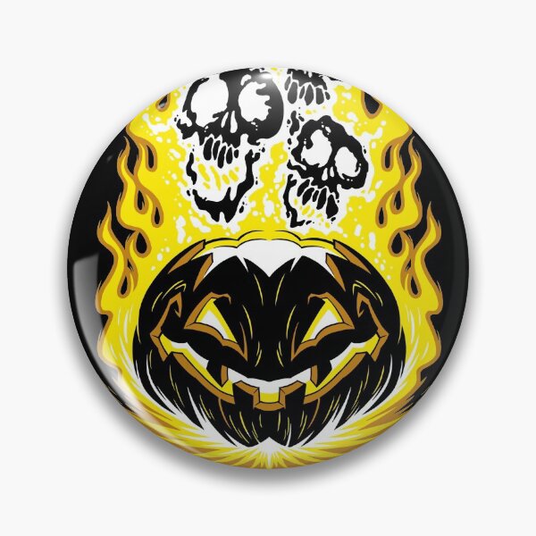 Item preview, BURNING SKULL PUMPKIN! designed and sold by MINION-FACTORY.