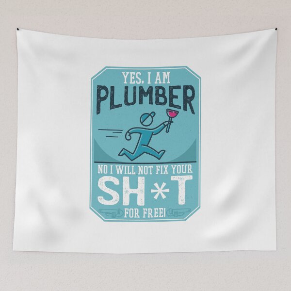Item preview, Funny Plumber designed and sold by girlsgetgadgets.