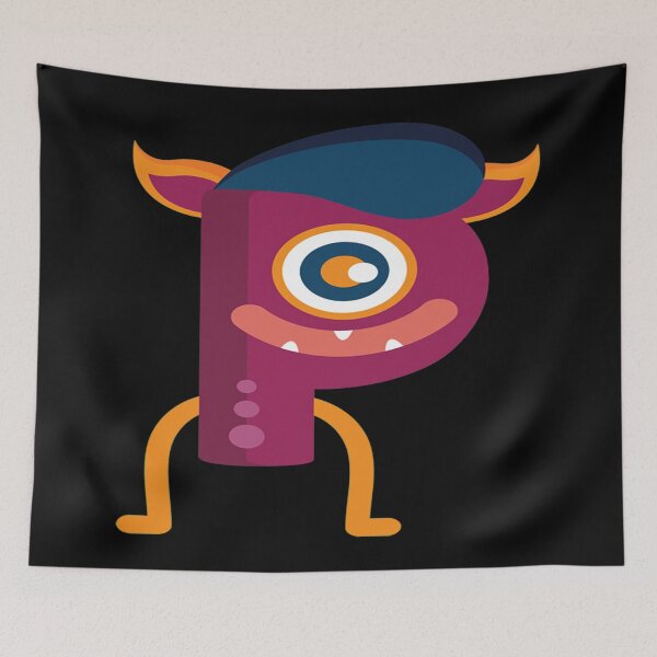 Item preview, Monster Alphabet - Alphabet Monsters P designed and sold by Coder-T.