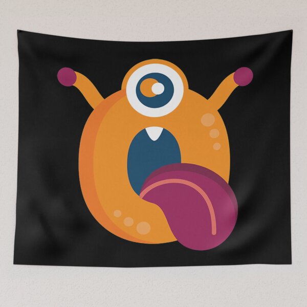 Item preview, Monster Alphabet - Alphabet Monsters Q designed and sold by Coder-T.