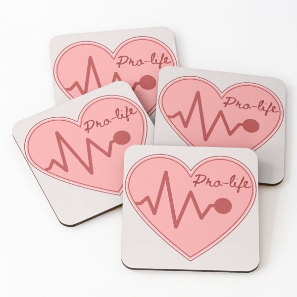 Item preview, Pro-life, heart/heartbeat design designed and sold by 21stCsaints.