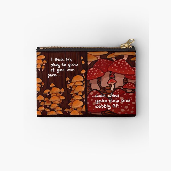Item preview, "I Think it's Okay to Grow at Your Own Pace" Mushroom Comic designed and sold by thelatestkate.