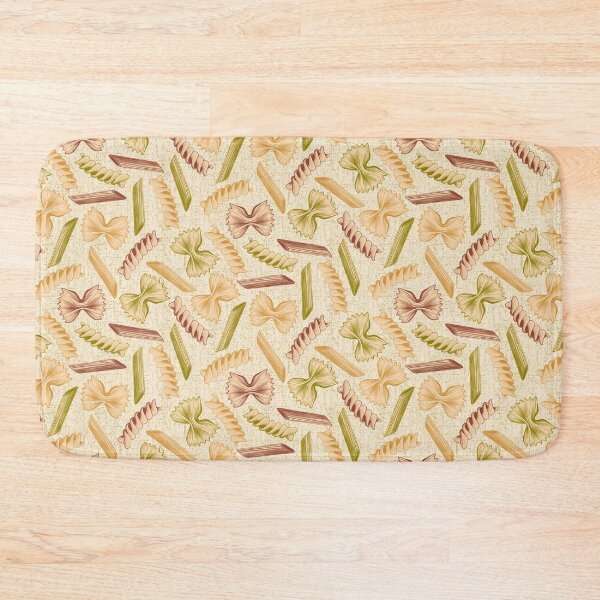 Item preview, Pasta Party - noodle pattern on light designed and sold by NewBranchStudio.
