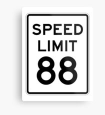 Speed Limit 88 Metal Print