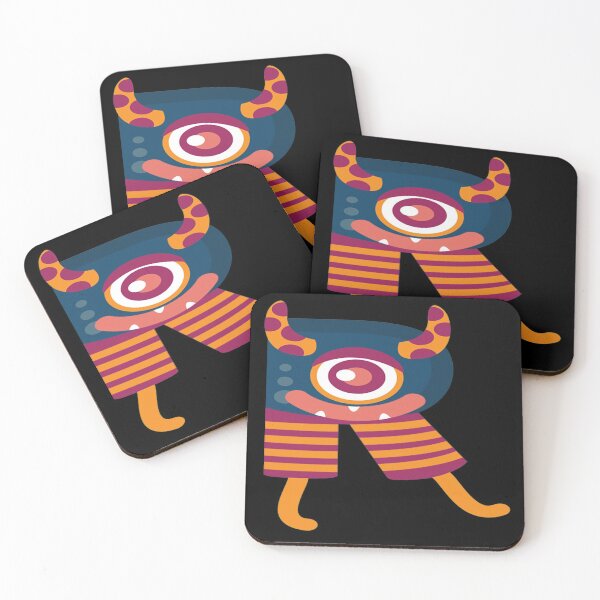 Item preview, Monster Alphabet - Alphabet Monsters R designed and sold by Coder-T.
