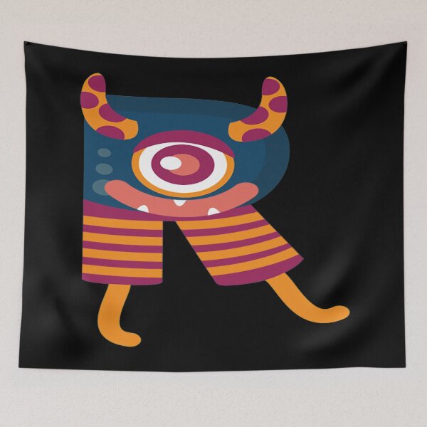 Item preview, Monster Alphabet - Alphabet Monsters R designed and sold by Coder-T.