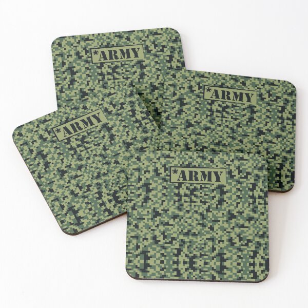 Item preview, Army Pixelated Pattern designed and sold by d-creativeroom.