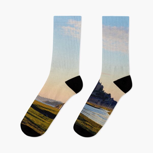 Item preview, Sunrise at Mont St Michel designed and sold by Marylou Badeaux.