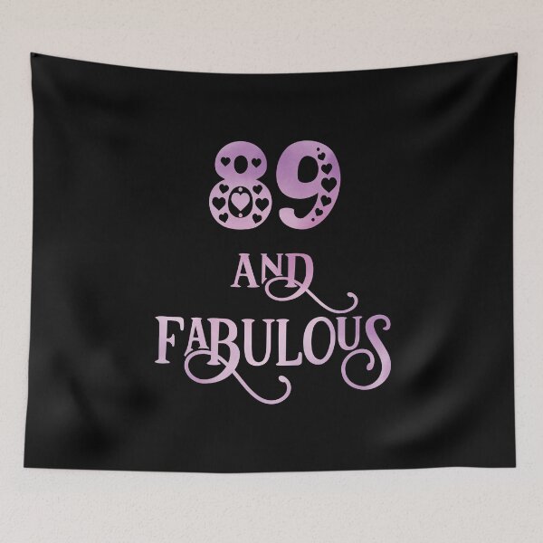 Item preview, Women 89 Years Old And Fabulous 89th Birthday Party design designed and sold by Grabitees.