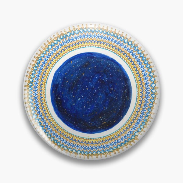 Item preview, Galaxy Blue & Golden Mandala designed and sold by DesignPMG.