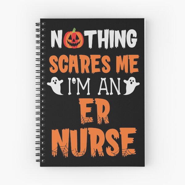 Item preview, Nothing Scares Me I’m An ER Nurse Halloween designed and sold by TeeDesignsStore.