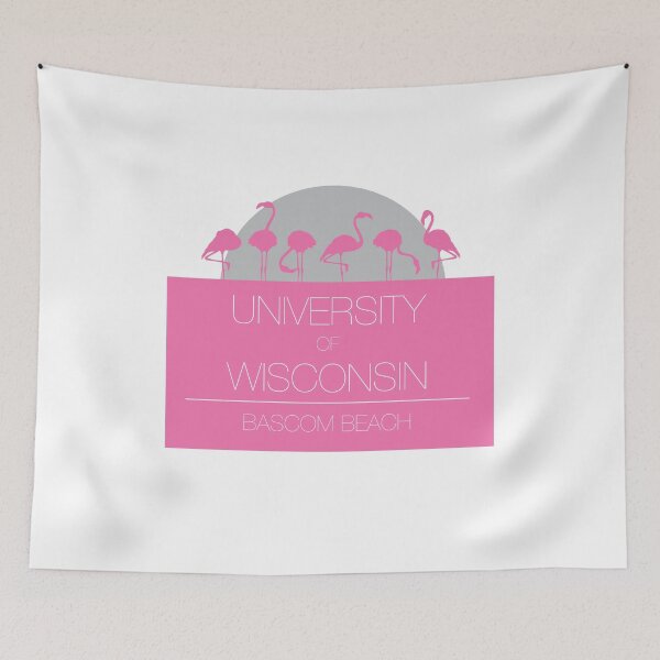 Item preview, University of Wisconsin - Madison Bascom Hill Flamingos designed and sold by BermanDesigns.