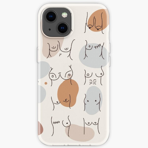 Nude Sexy Body Sketch iPhone Soft Case