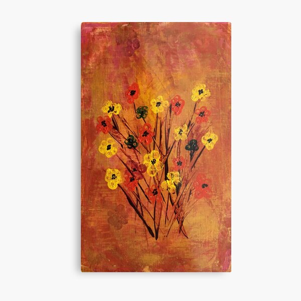 Poppies Acrylic Art Metal Print