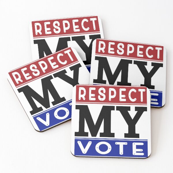 Aperçu de l'œuvre respect my vote 2020 créée et vendue par Achily.