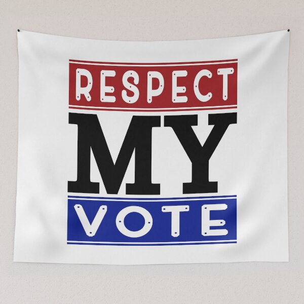 Aperçu de l'œuvre respect my vote 2020 créée et vendue par Achily.