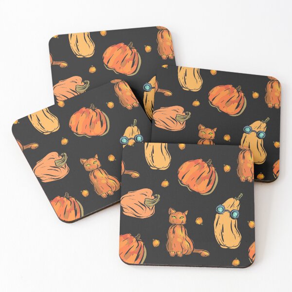 Item preview, Halloween Pumpkin Cats designed and sold by KennefRiggles.