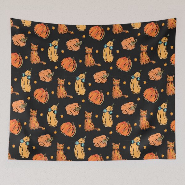 Item preview, Halloween Pumpkin Cats designed and sold by KennefRiggles.