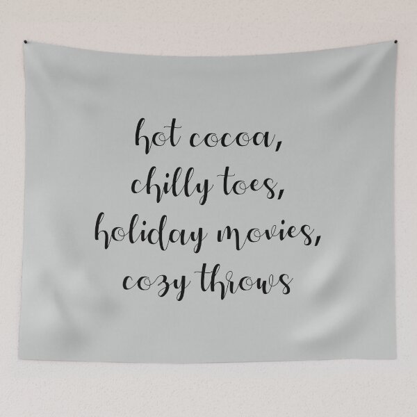 Item preview, Holiday Poem in Black Script designed and sold by Whoopsidoodle.