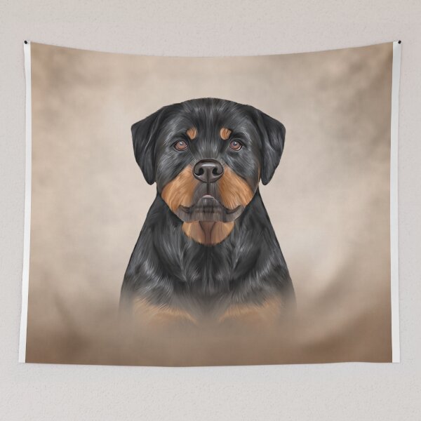 Item preview, Drawing dog rottweiler designed and sold by bonidog.