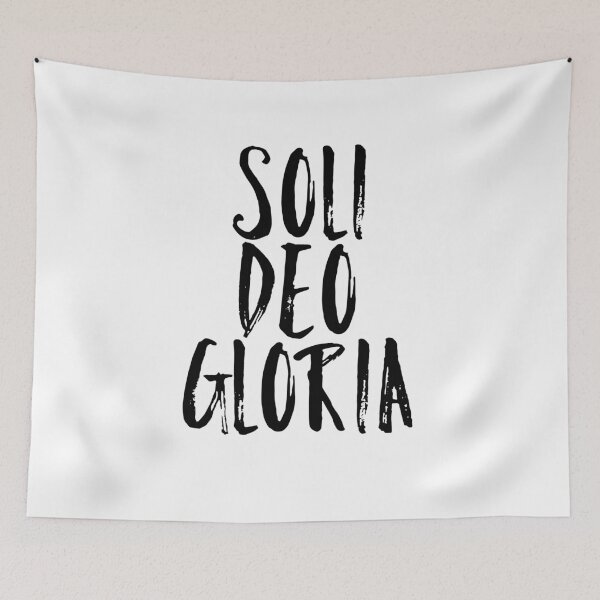 Item preview, Soli Deo Gloria - Brush Lettering designed and sold by HalpinDesign.