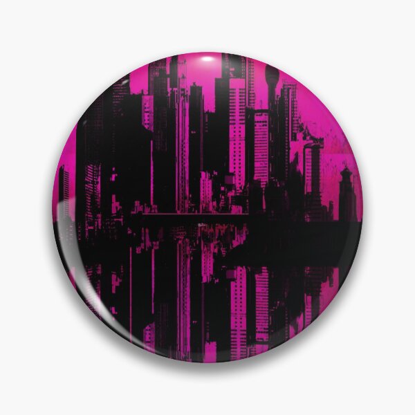 Item preview, CityScape in Hot Pink designed and sold by neverfaraway.