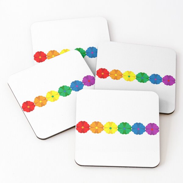 Item preview, LGBT Pride Rainbow Flowers Graphic designed and sold by alex96207.
