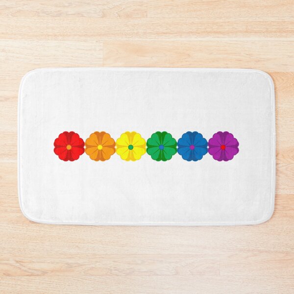 Item preview, LGBT Pride Rainbow Flowers Graphic designed and sold by alex96207.