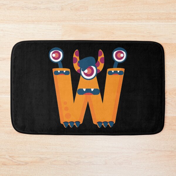 Item preview, Monster Alphabet - Alphabet Monsters W designed and sold by Coder-T.
