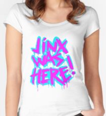 JINX WAS HERE Women's Fitted Scoop T-Shirt