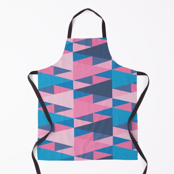 Item preview, Horizontal Triangles Pattern – Blue & Pink designed and sold by RoguePatterns.