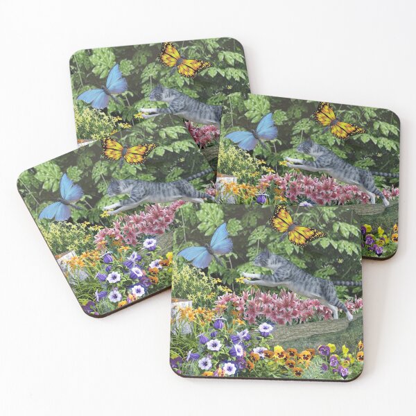 Item preview, Mog Catching Butterflies designed and sold by VikingVisual.