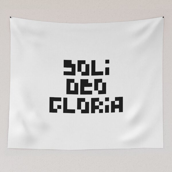 Item preview, Soli Deo Gloria - Pixelated Font designed and sold by HalpinDesign.