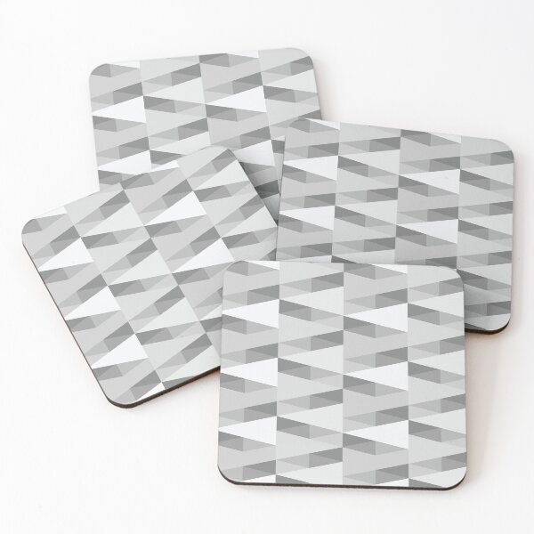 Item preview, Horizontal Triangles Pattern – Gray designed and sold by RoguePatterns.