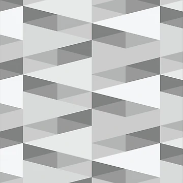 Artwork thumbnail, Horizontal Triangles Pattern – Gray by RoguePatterns