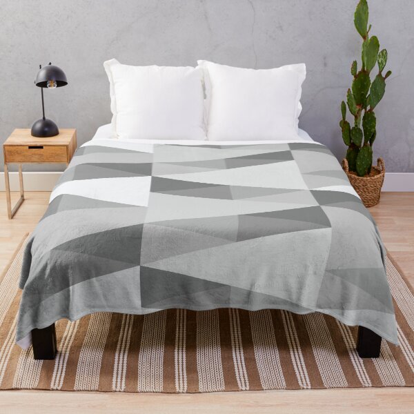 Item preview, Horizontal Triangles Pattern – Gray designed and sold by RoguePatterns.