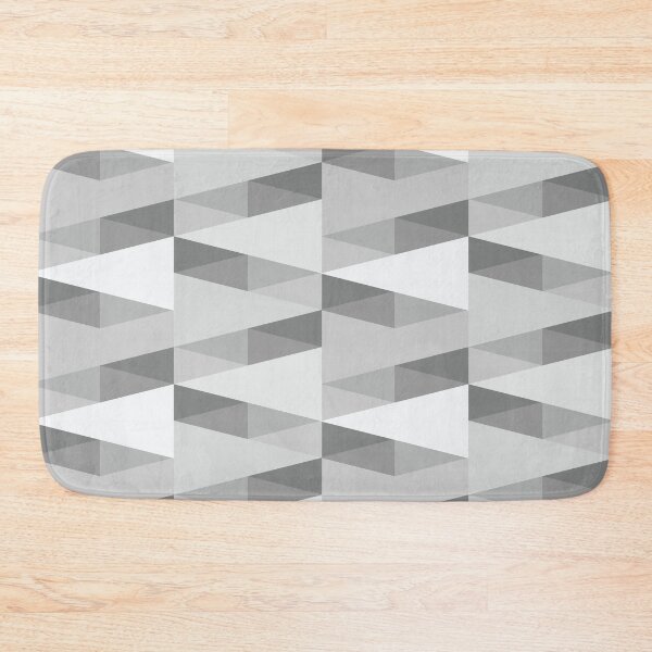 Item preview, Horizontal Triangles Pattern – Gray designed and sold by RoguePatterns.