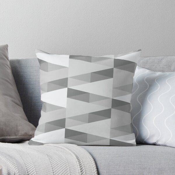 Item preview, Horizontal Triangles Pattern – Gray designed and sold by RoguePatterns.