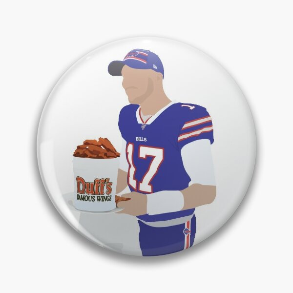 Josh Allen, Buffalo Bills, Duff's Chicken Wings Sticker Art Board Print  for Sale by alanabiggie