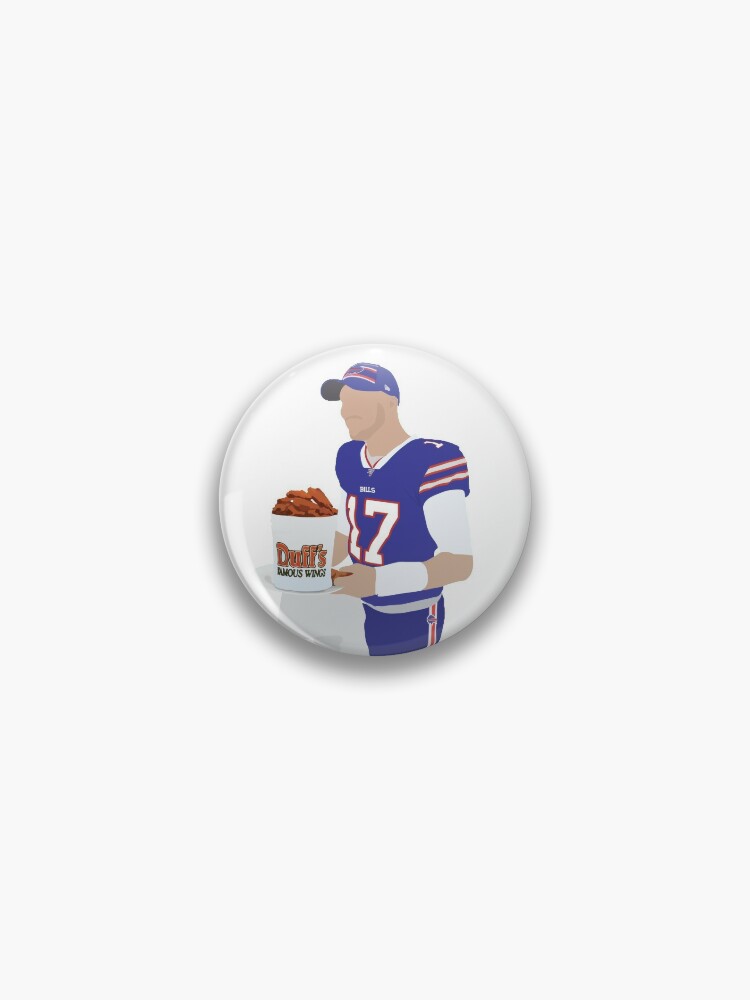 Josh Allen, Buffalo Bills, Duff's Chicken Wings Sticker Greeting Card for  Sale by alanabiggie