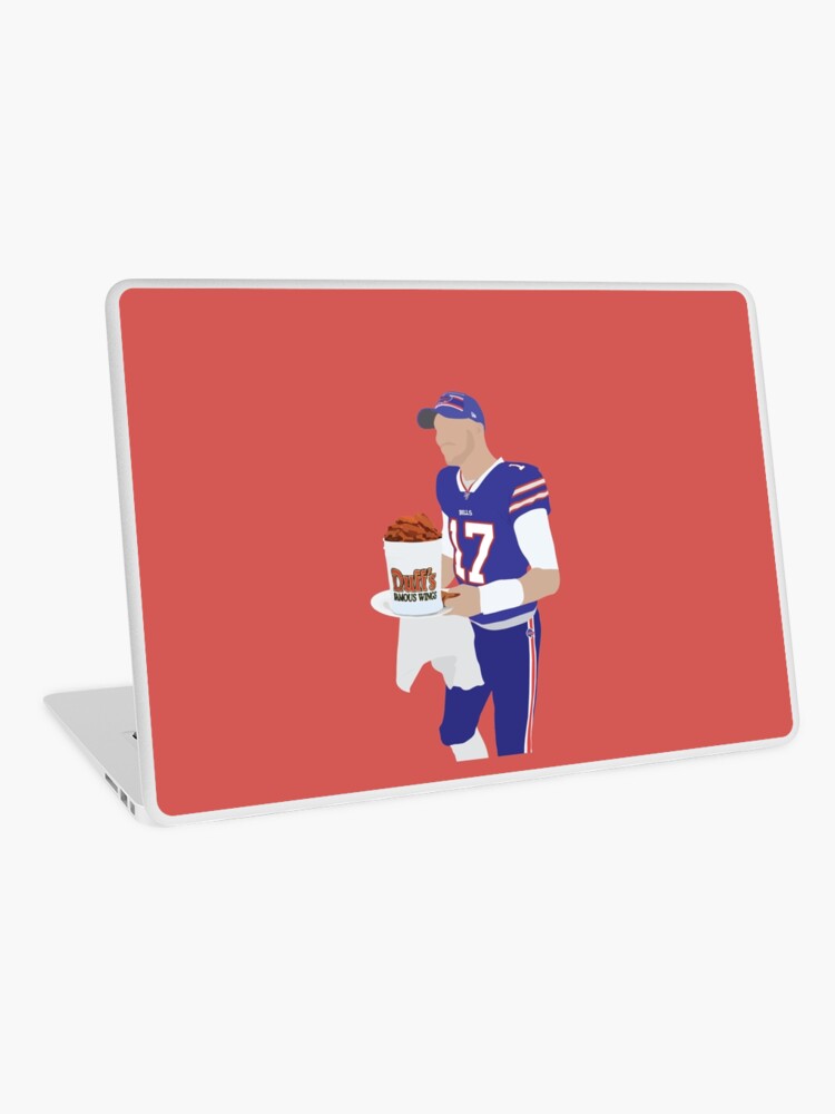 Josh Allen, Buffalo Bills, Duff's Chicken Wings Sticker Greeting Card for  Sale by alanabiggie