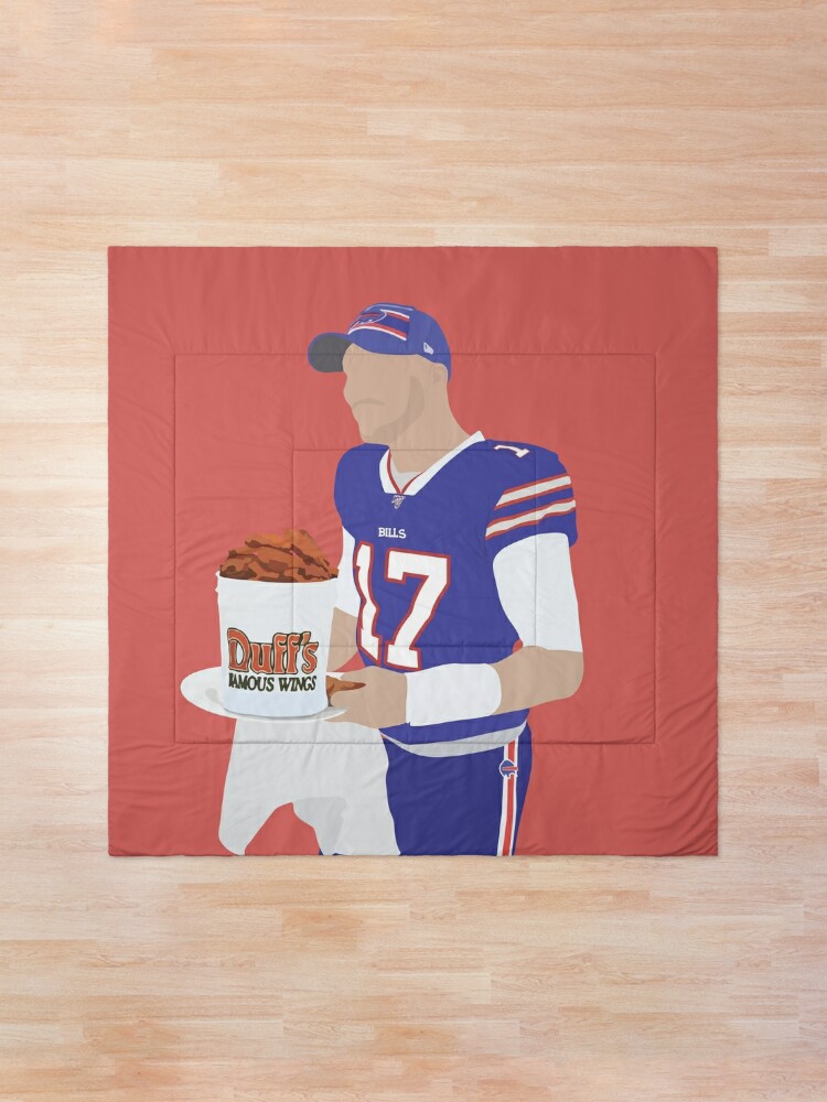 Josh Allen, Buffalo Bills, Duff's Chicken Wings Sticker | Poster